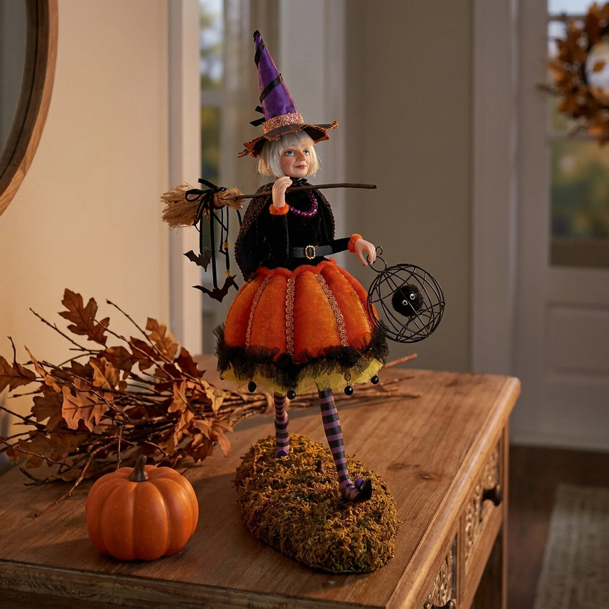Witch Figurine Handmade Resin Multiple Characters
