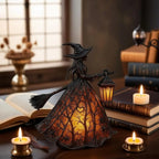 Witch Lamp Warm Amber LED Battery-Powered