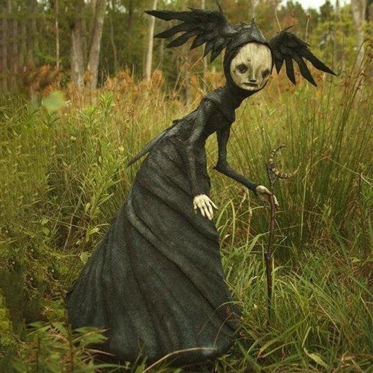 Witch Sculpture Gothic Intricate Facial Detail Lightweight