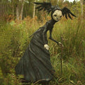 Witch Sculpture Indoor Tabletop Unique Facial Expressions