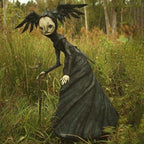 Witch Sculpture Indoor Tabletop Unique Facial Expressions