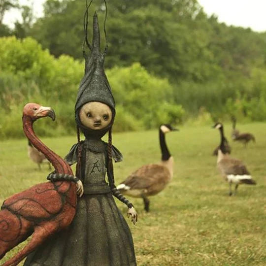 Witch Sculpture Intricate Expressive Lightweight