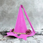 Wizard Hat Handmade Merino Wool Elastic Fit