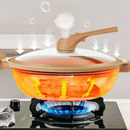 Wok Pan Non-Stick Even Heat Induction & Gas Compatible