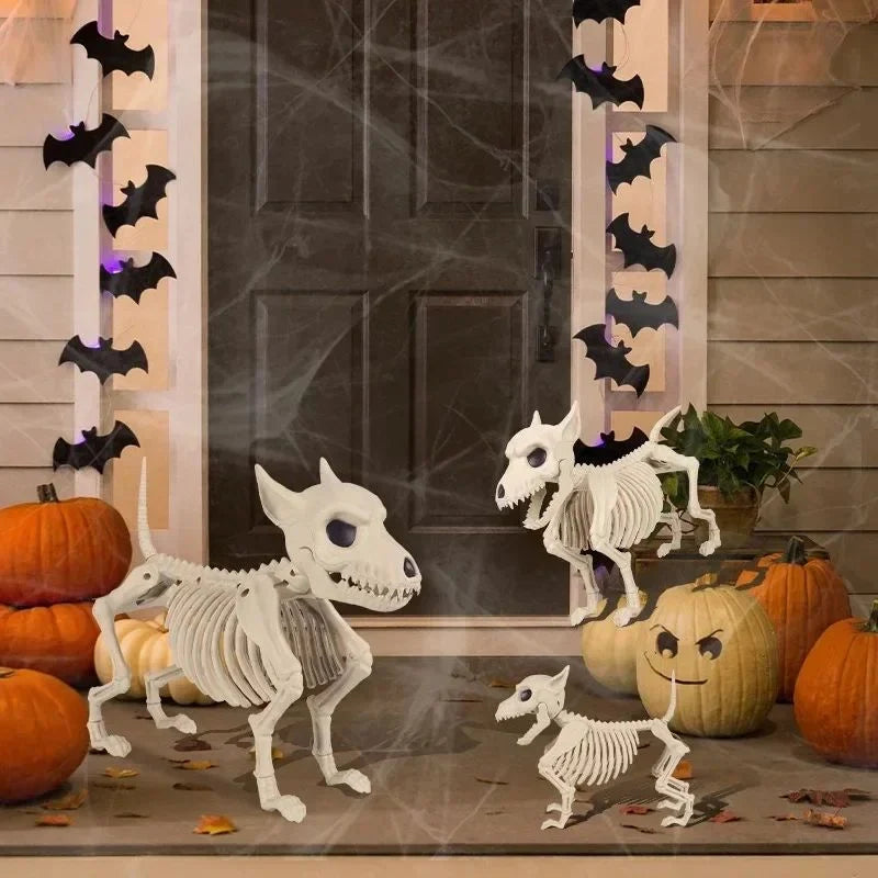 Wolf Skeleton Decoration Realistic Weatherproof & Lightweight
