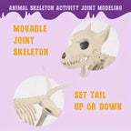 Wolf Skeleton Decoration Realistic Weatherproof & Lightweight