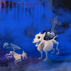 Wolf Skeleton Decoration Realistic Weatherproof & Lightweight