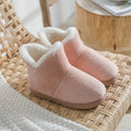 Women's Ankle Slippers Sherpa-Lined Non-Slip Sole