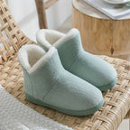Women's Ankle Slippers Sherpa-Lined Non-Slip Sole