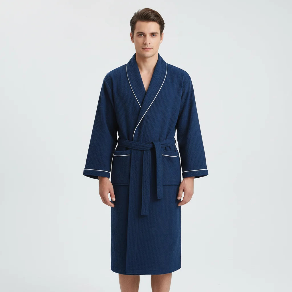 Women's Bathrobe Lightweight Waffle Kimono