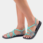 Women's Beach Sandals Lightweight Cork Footbed & Non-Slip Sole