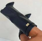 Women's Boots Fold-Over Cuff & 8.5 cm Block Heel