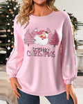 Women's Christmas Sweater Festive Motifs Long Sleeve Regular Fit