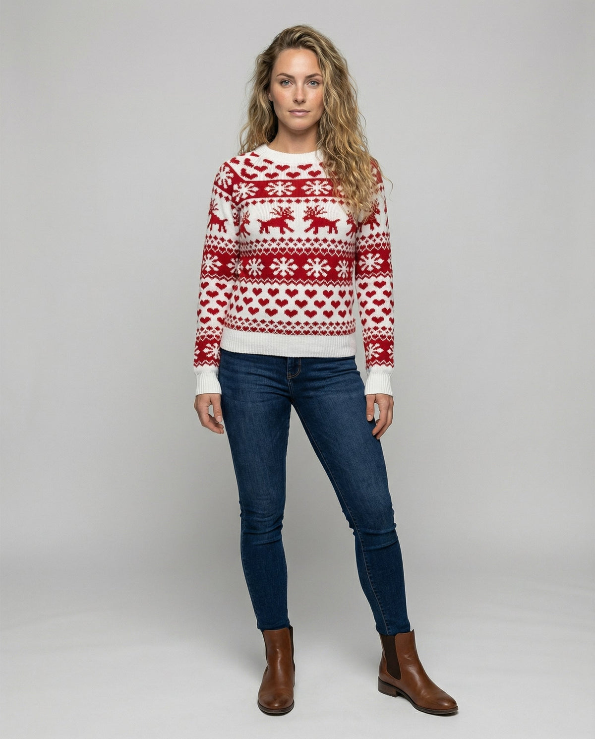 Women's Christmas Sweater Soft Knit & Breathable