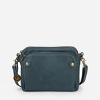 Women's Crossbody Bag Full-Grain Leather 9 Card Wallet