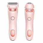 Women's Electric Shaver Dual-Head Wet & Dry USB Rechargeable