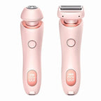 Women's Electric Shaver Dual-Head Wet & Dry USB Rechargeable