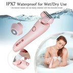 Women's Electric Shaver Dual-Head Wet & Dry USB Rechargeable