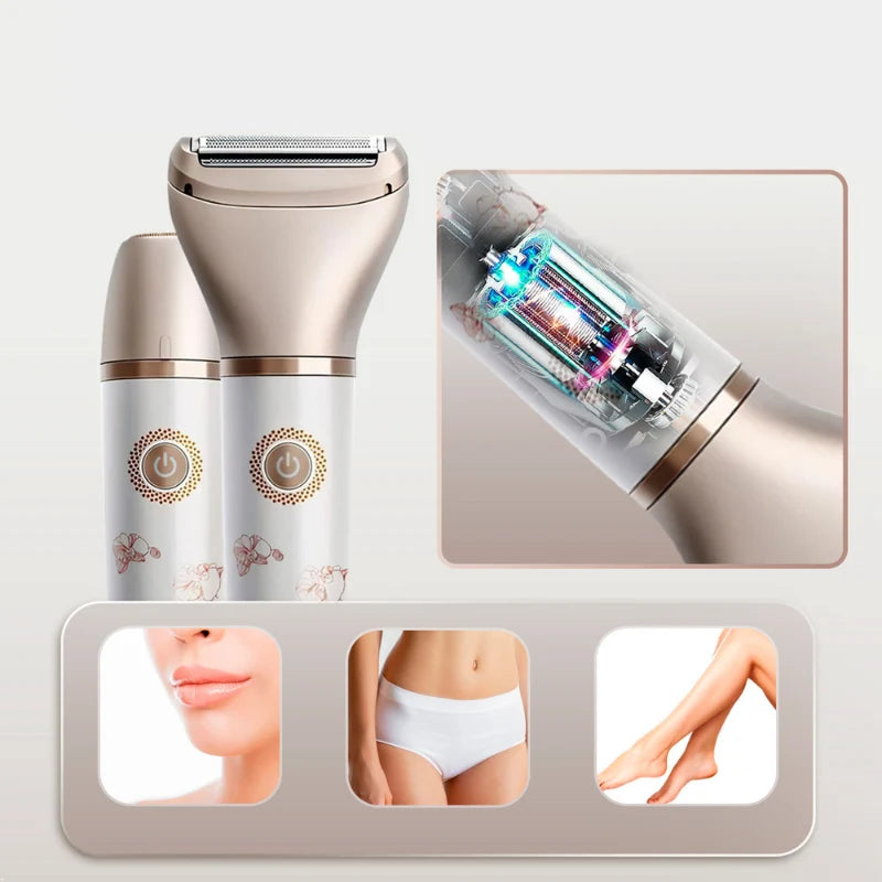 Women's Electric Shaver Wet & Dry Rechargeable 50-Min