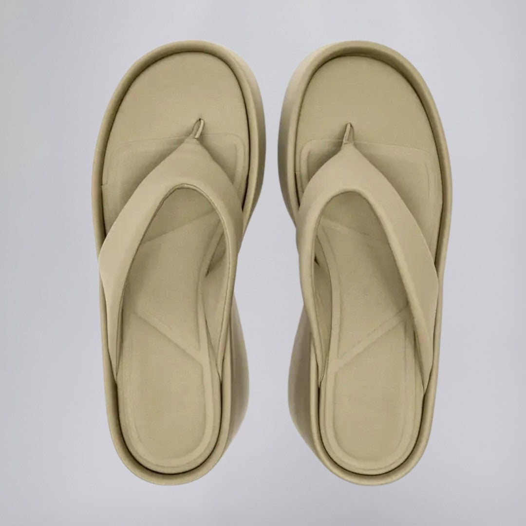 Women's Flip-Flops Cushioned Footbed Non-Slip Sole