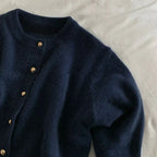 Women's Knit Cardigan O-Neck Flattering Fit