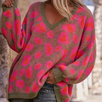 Women's Knit Sweater Classic Pattern Soft Fabric & Relaxed Fit