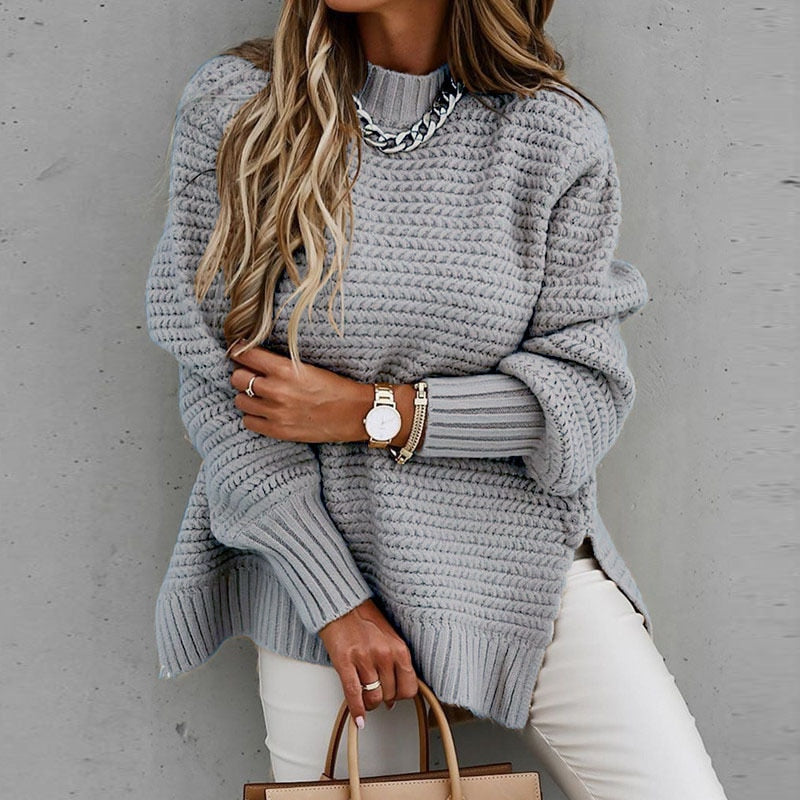 Women's Knit Sweater Tailored Fit Soft Fabric