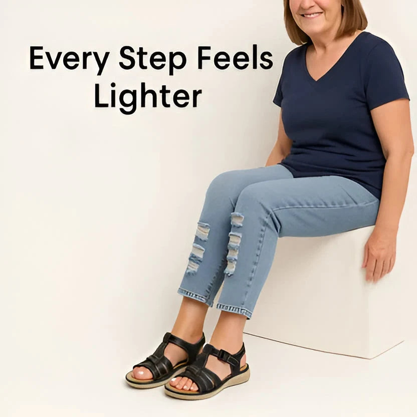 Women's Orthopedic Sandals Contoured Footbed & Adjustable Straps