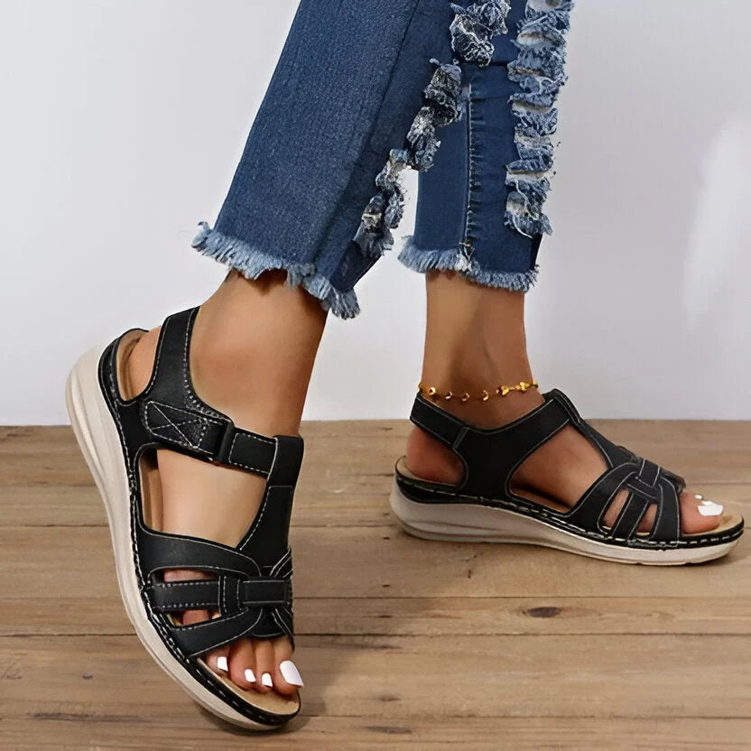 Women's Orthopedic Sandals Contoured Footbed & Adjustable Straps