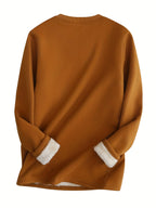 Women's Oversized Sweatshirt Cozy Fleece Graphic Print
