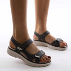 Women's Platform Sandals Adjustable Straps & Ergonomic Footbed