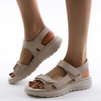 Women's Platform Sandals Adjustable Straps & Ergonomic Footbed
