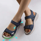 Women's Platform Sandals Adjustable Straps & Ergonomic Footbed