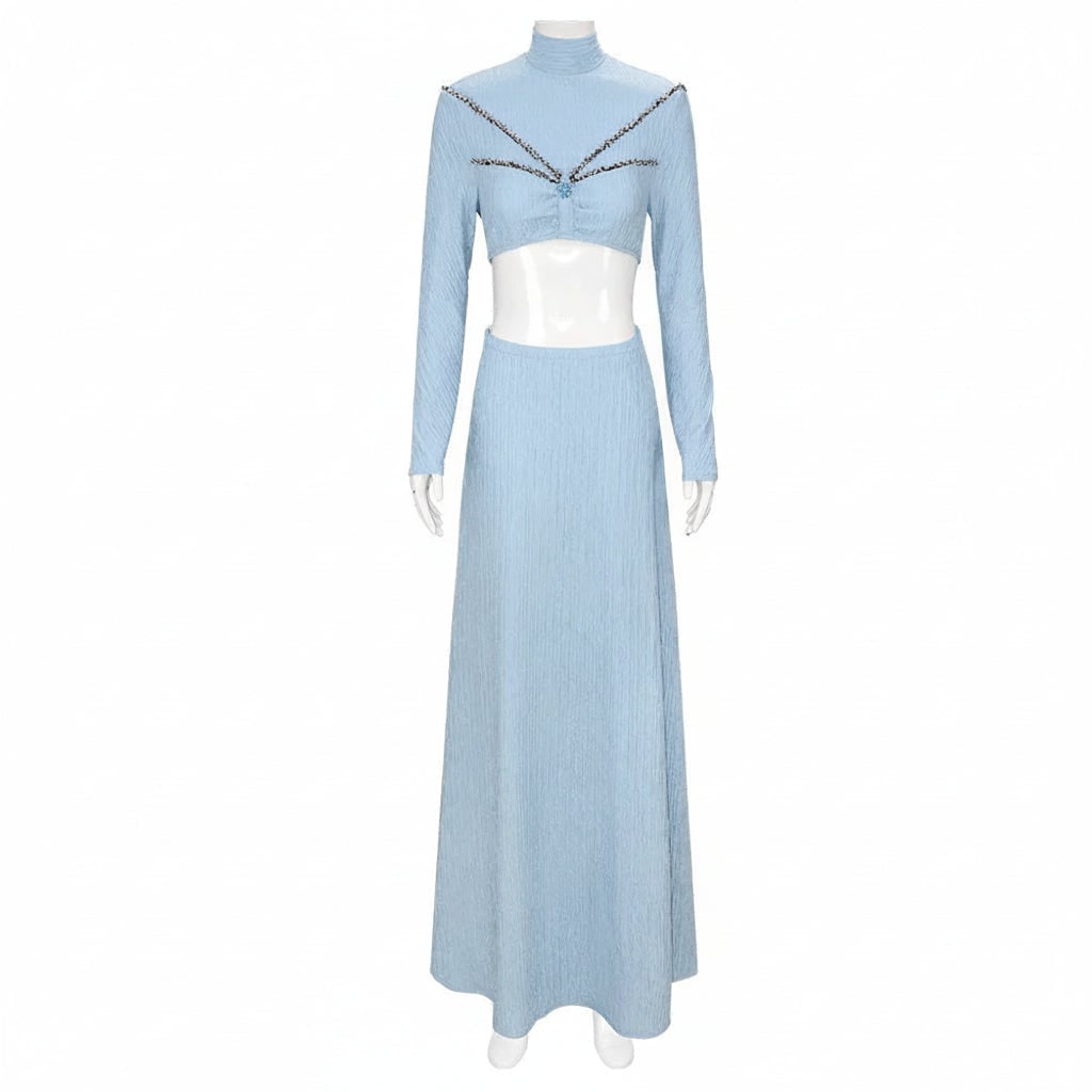 Women's Princess Costume Dress & Cape Lightweight Knit