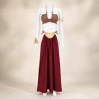 Women's Princess Costume Dress & Cape Lightweight Knit