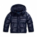 Women's Puffer Jacket Lightweight Quilted Hood & Side Pockets