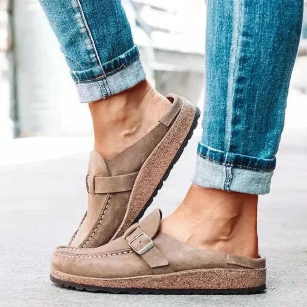 Women's Sandals Adjustable Buckle Open Toe Arch Support