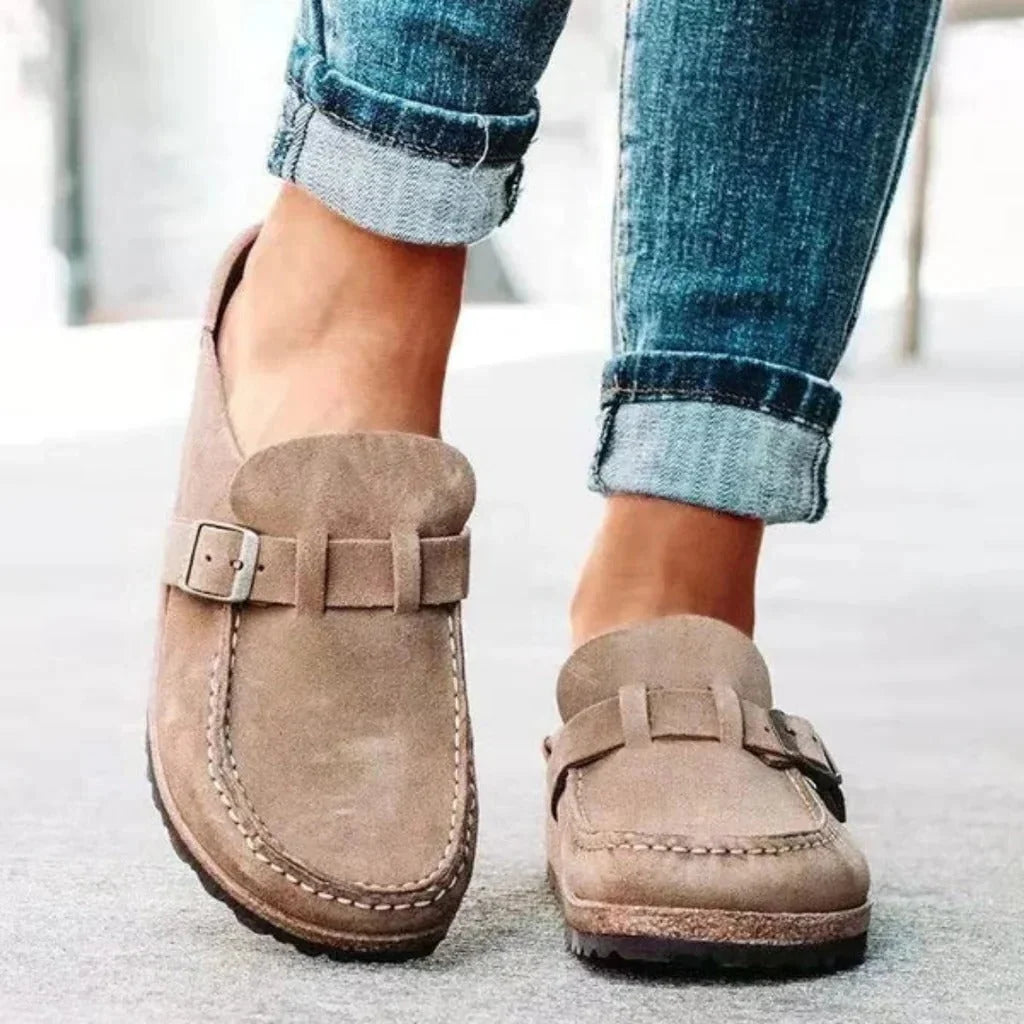Women's Sandals Adjustable Buckle Strap & Open Airy Design