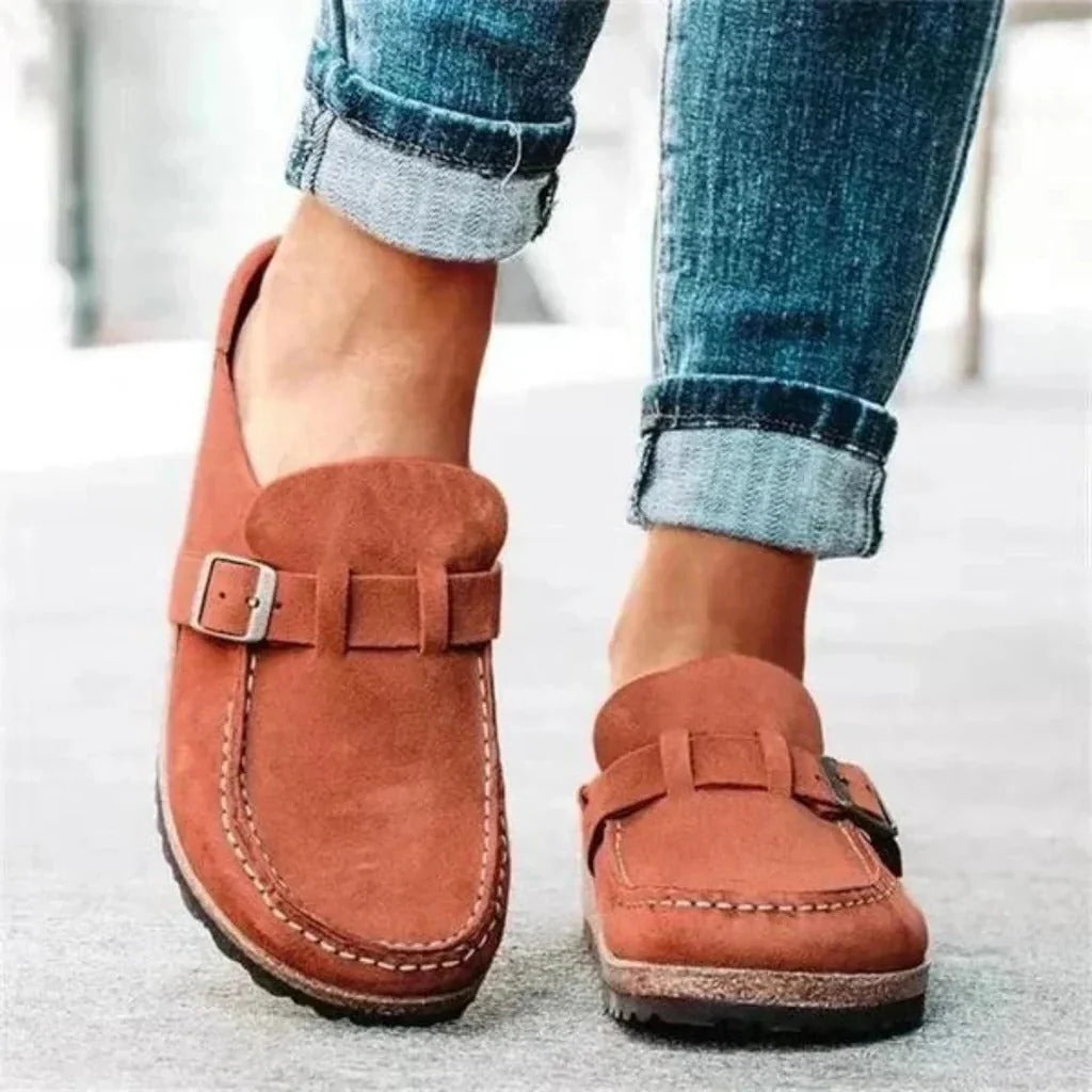 Women's Sandals Adjustable Buckle Strap & Open Airy Design