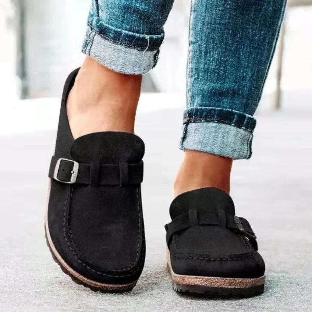 Women's Sandals Adjustable Buckle Strap & Open Airy Design