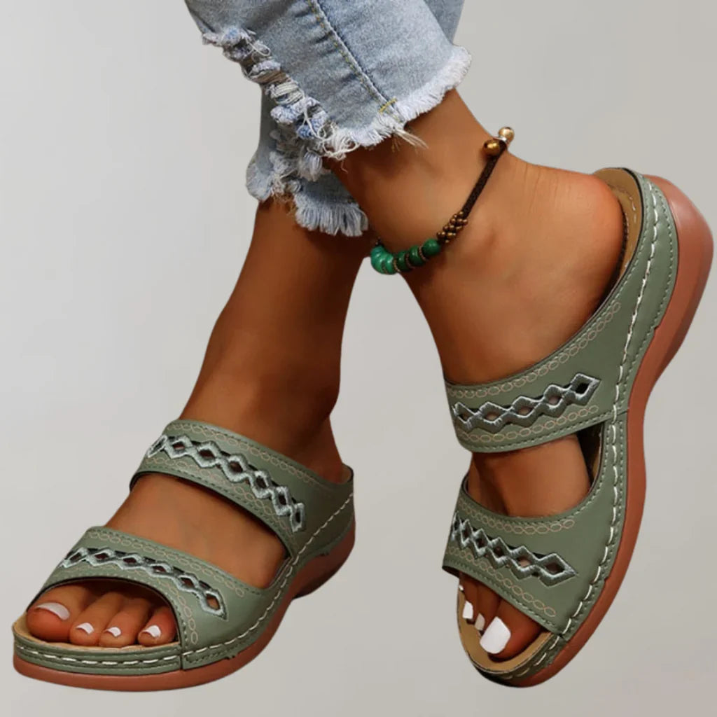 Women's Sandals Arch-Contouring Footbed Adjustable Straps & Platform Sole