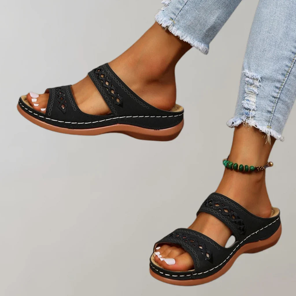 Women's Sandals Arch-Contouring Footbed Adjustable Straps & Platform Sole