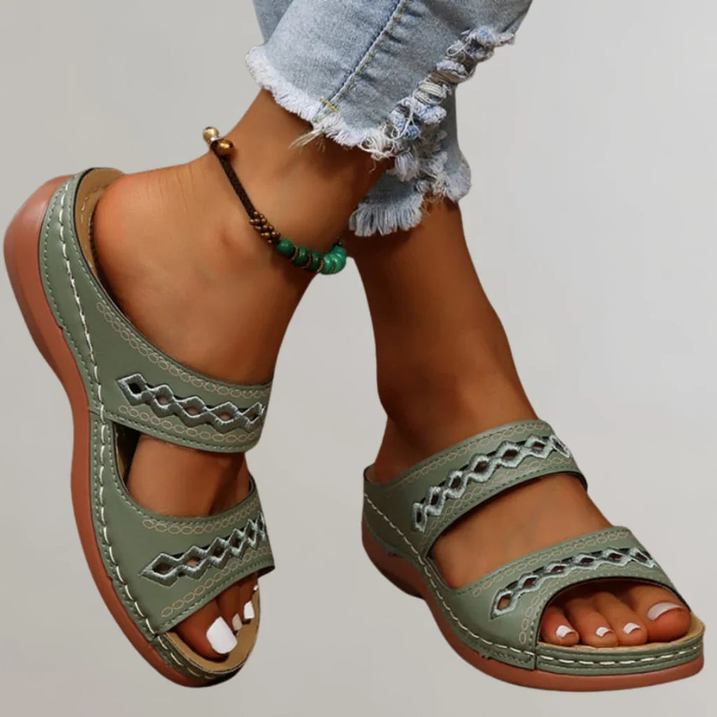 Women's Sandals Arch-Contouring Footbed Adjustable Straps & Platform Sole