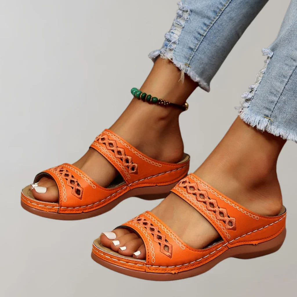 Women's Sandals Arch-Contouring Footbed Adjustable Straps & Platform Sole