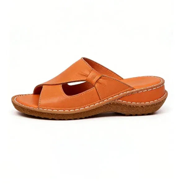 Women's Sandals Arch Support Genuine Leather & Foam Cushion