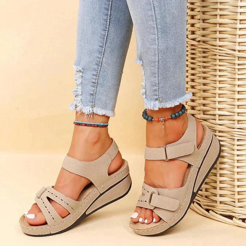 Women's Sandals Contoured Arch Support Breathable Open Design