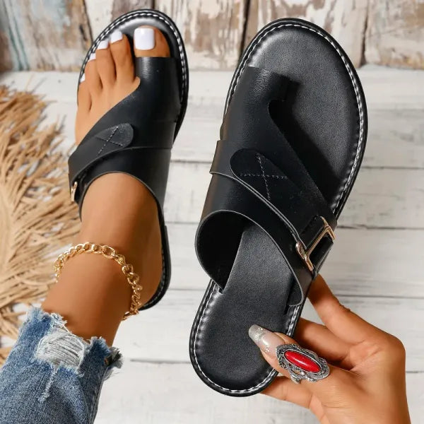 Women's Sandals Genuine Leather Anatomical Footbed & Adjustable Straps