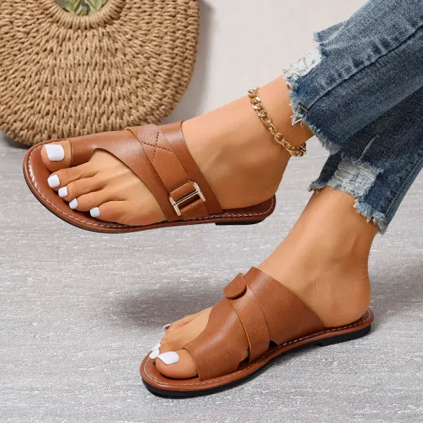 Women's Sandals Genuine Leather Anatomical Footbed & Adjustable Straps