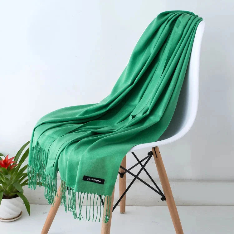 Women's Scarf Oversized Soft Polyester Fringed