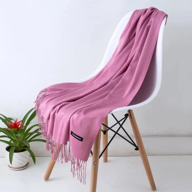 Women's Scarf Oversized Soft Polyester Fringed